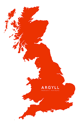 Map of parts of the UK covered by Argyll
